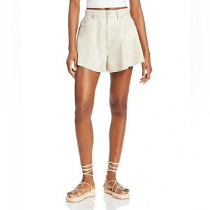 BlankNYC High Waisted Raw Cut Shorts - Size 29 NWT Faux Leather Flare